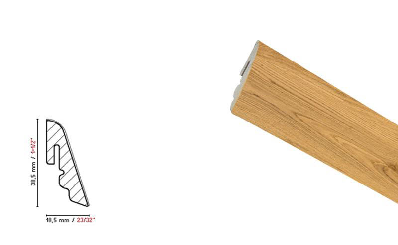 BEFAG Tölgy szegőléc SU6, lakkozatlan