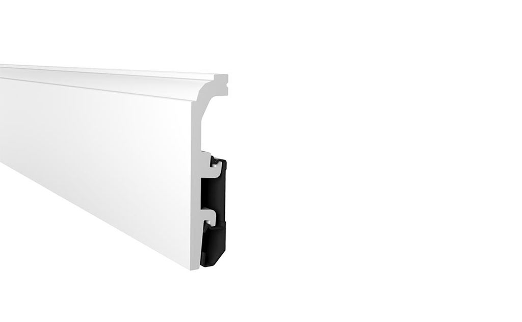 ARBITON VEGA fehér, vízálló szegőléc P0910