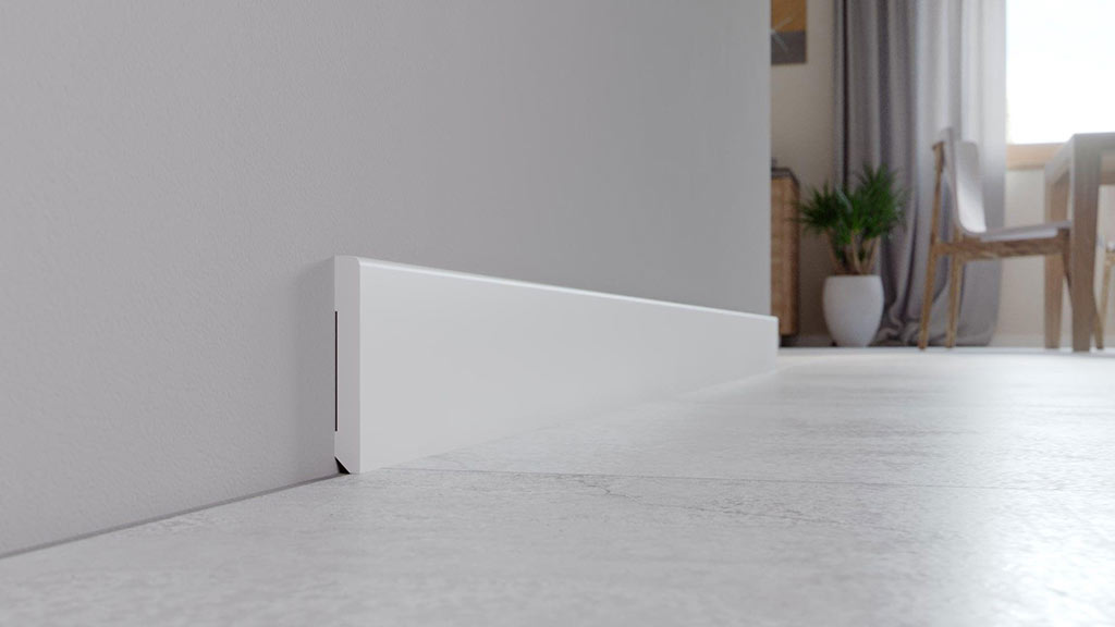 ARBITON STIQ fehér, vízálló szegőléc S0810