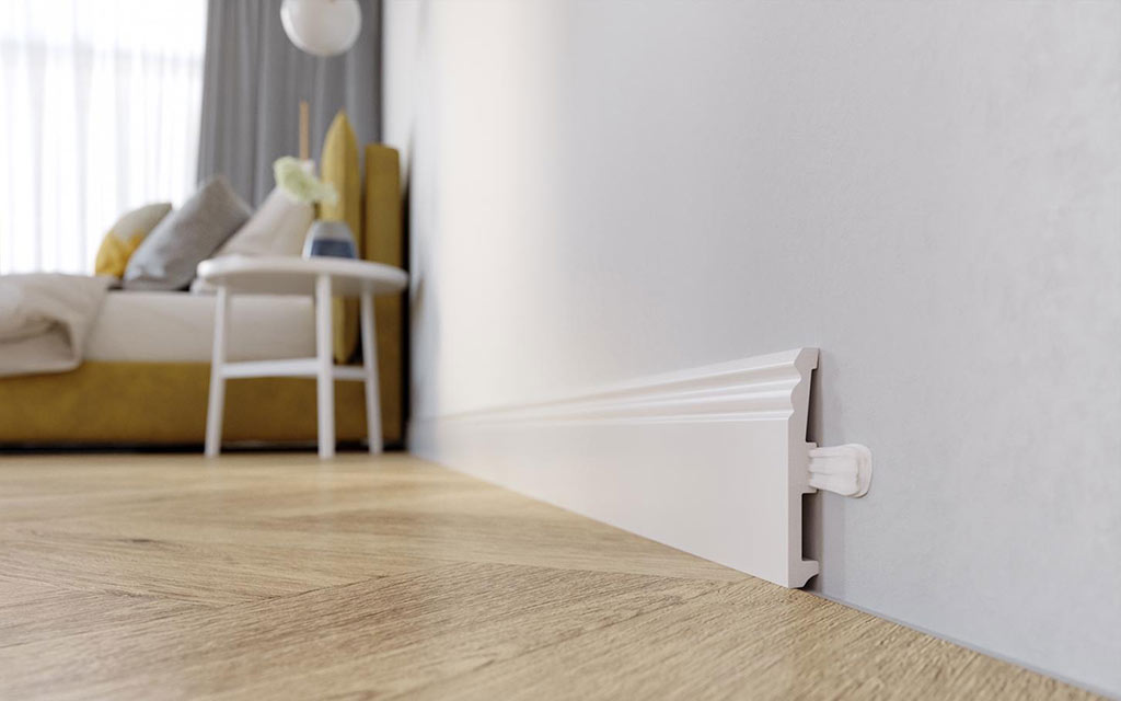 ARBITON STIQ XL fehér, vízálló szegőléc STX820