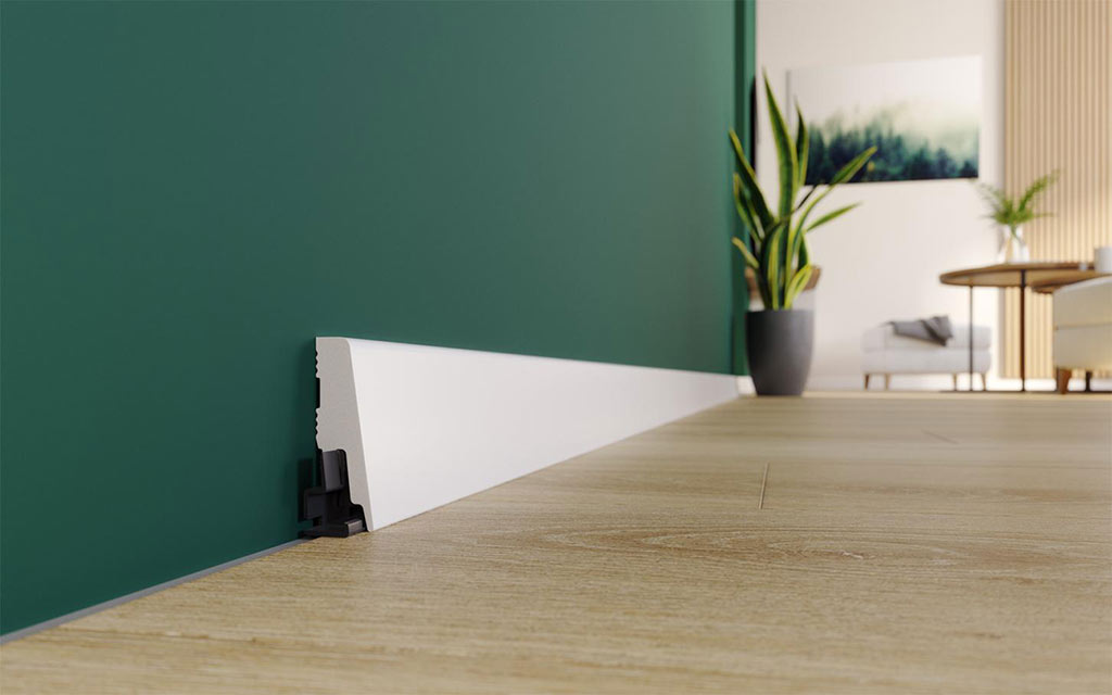 ARBITON STIQ+ fehér, vízálló szegőléc STP580