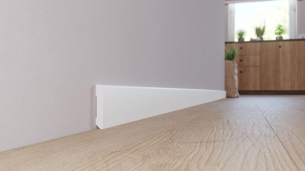 ARBITON STIQ fehér, vízálló szegőléc S0611