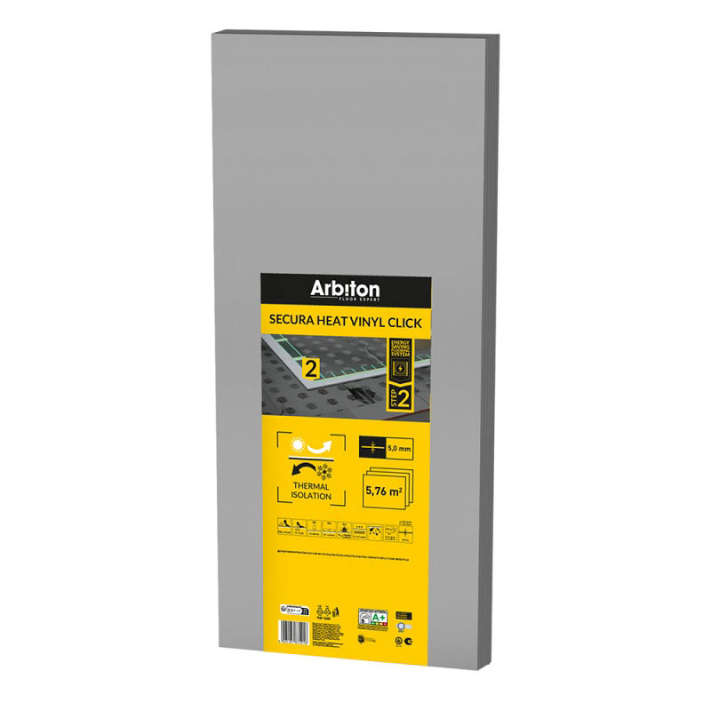 ARBITON Secura Heat Vinyl Click padlóalátét vinyl padlóhoz