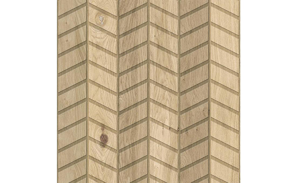 HDM SPC/vinyl vízálló fali panel, Milled Rough Oak Pattern Dark