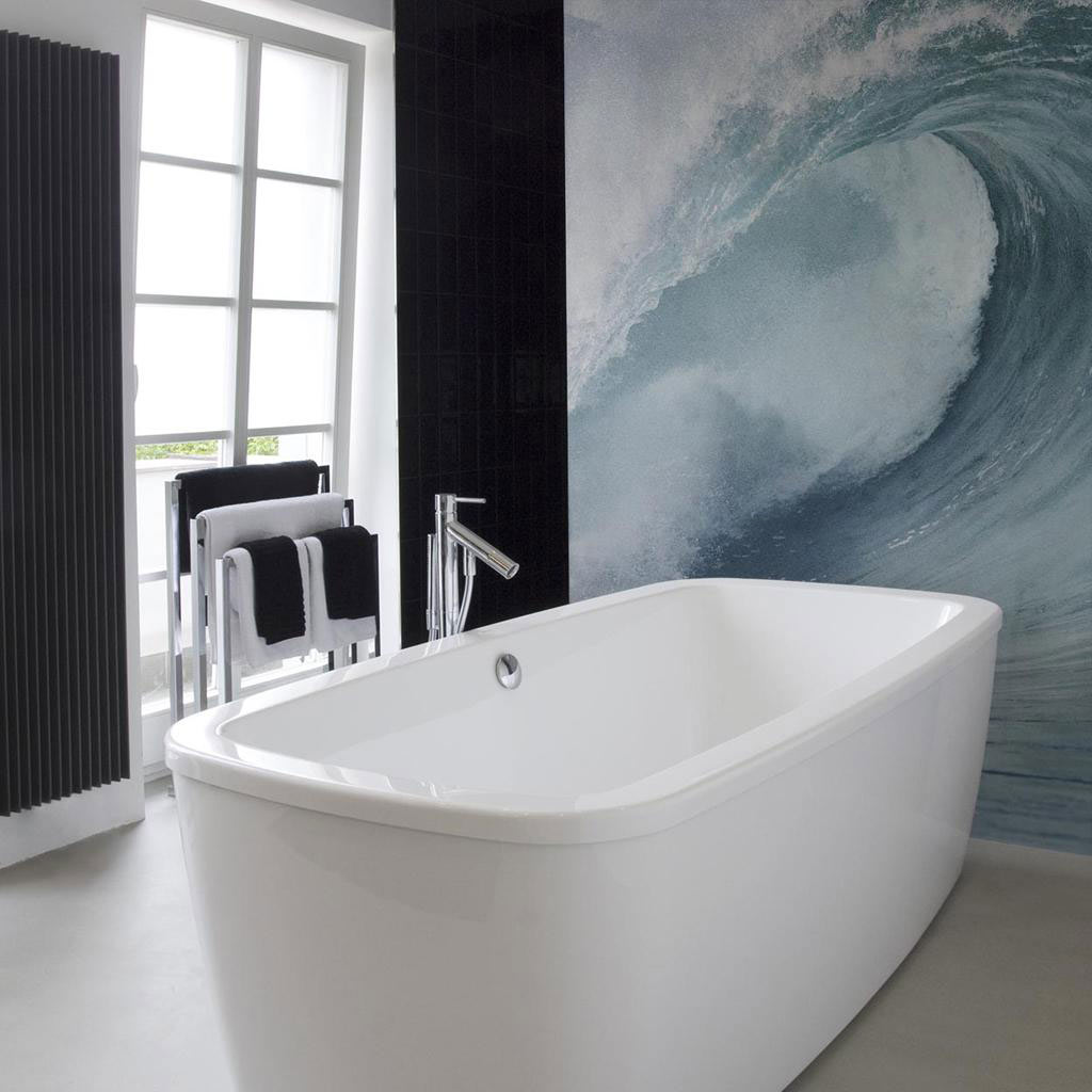 HDM SPC/vinyl vízálló fali panel, Tube Wave (2605 x 964 mm)