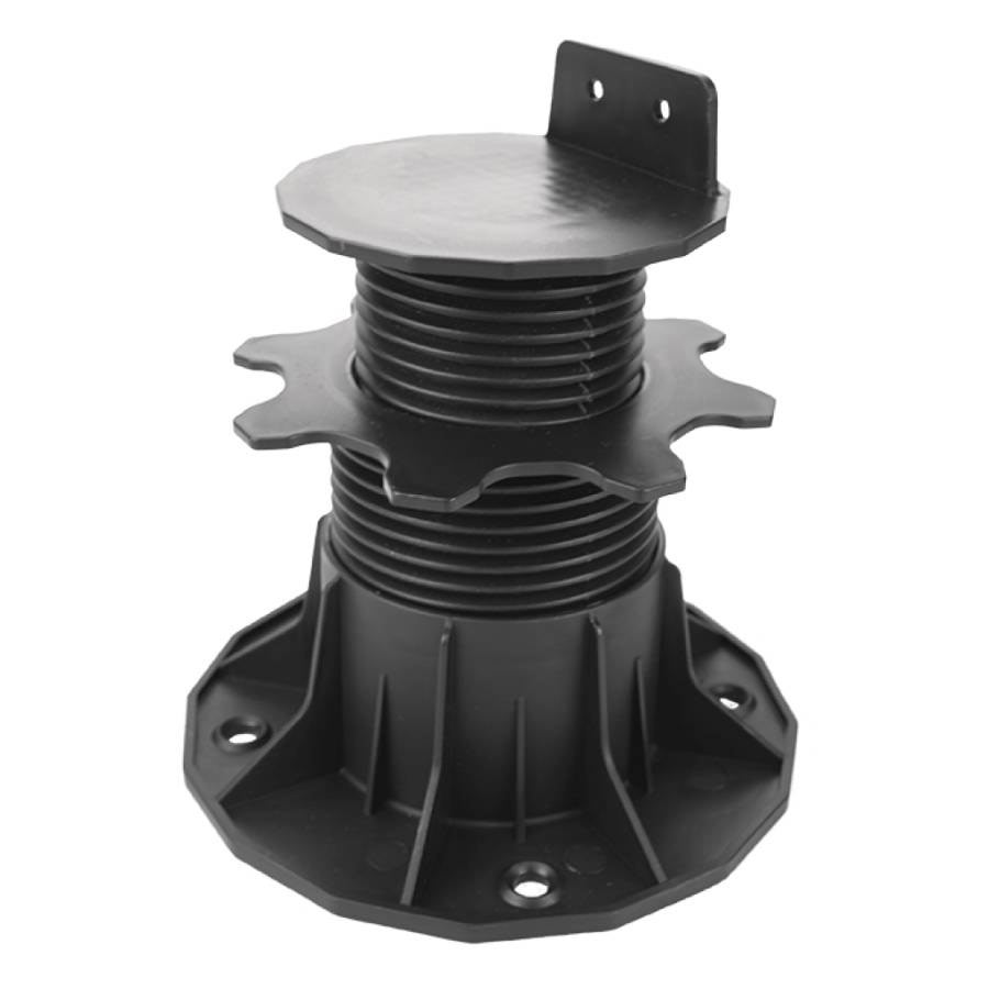 Bergdeck WPC Állítható tartóoszlop 66-145 mm Fekete TSK051