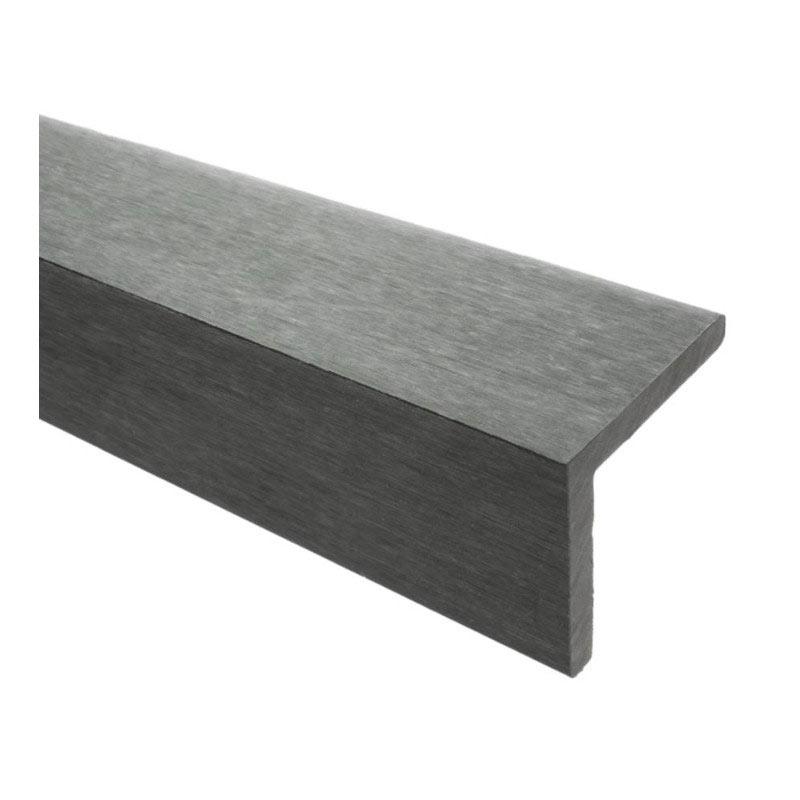 Bergdeck WPC BERGDECK W138 saroktakaró L profil 50 x 50 mm x 2,40 m Fekete BBKW08