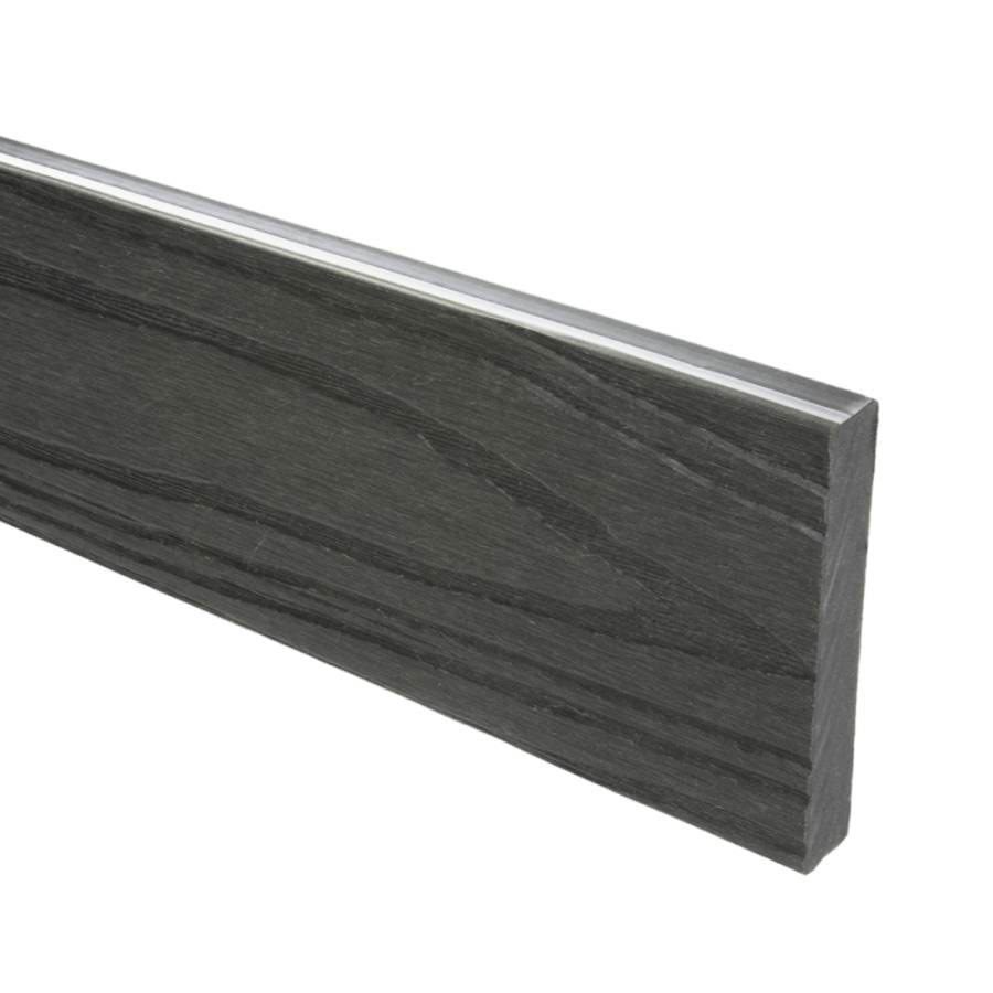 Bergdeck WPC BERGDECK W138 takaró deszka 71 x 12 mm x 2,40 m Fekete BBMW08