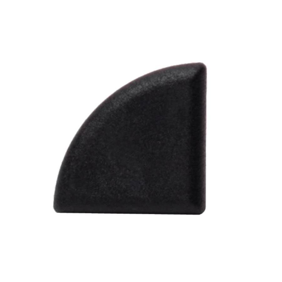 Bergdeck WPC Íves negyedprofil dugó 25 mm x 25 mm Fekete BDZC02