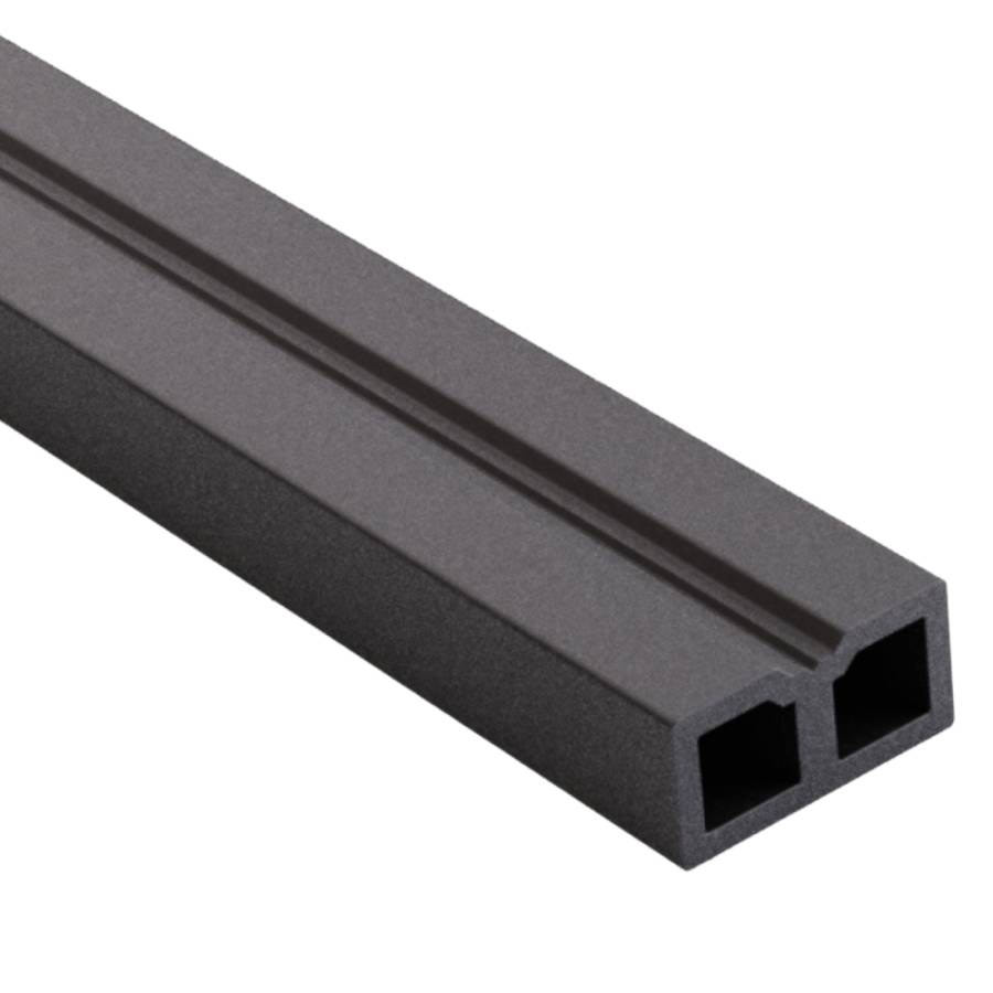 Bergdeck WPC Mini balkon párnafa 20 mm x 40 mm x 2,4 m Grafit BDL701