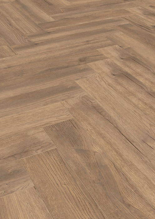 Kronotex Herringbone D4764 Treviso Oak laminált padló 665x133x8 mm