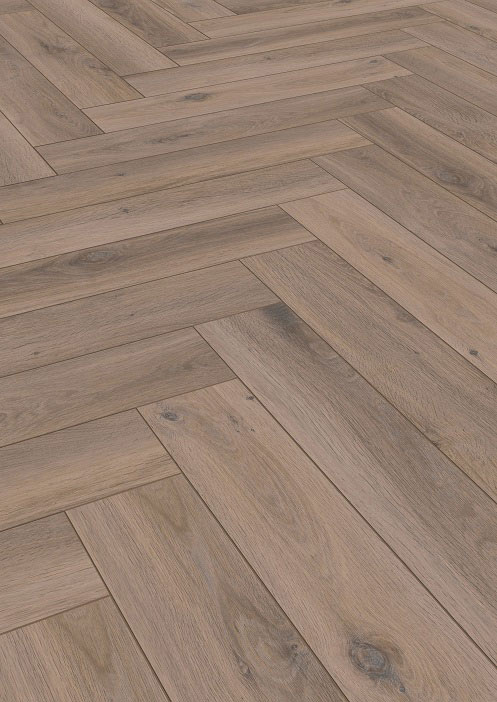 Kronotex Herringbone D3766 Metz Oak laminált padló 665x133x8 mm