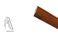BEFAG Merbau szegőléc SU6, lakkozott