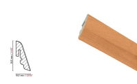 BEFAG Gőzölt bükk szegőléc SU6, lakkozott