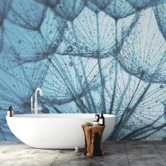 HDM SPC/vinyl vízálló fali panel, Taraxamcum with Dew Drops (2605 x 2892 mm)