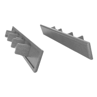 Bergdeck WPC Végzáró 150 mm x 25 mm Antracit BDZD01