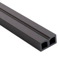 Bergdeck WPC Mini balkon párnafa 20 mm x 40 mm x 2,4 m Grafit BDL701